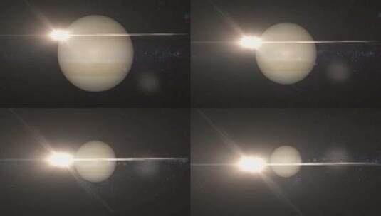 土星行星。2855高清在线视频素材下载