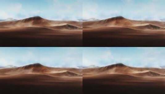 大幕沙漠风沙高清在线视频素材下载