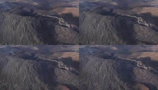 火山，熔岩流，火山，喷发高清在线视频素材下载