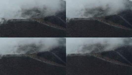 火山，风成群岛，火山硫气，活火山高清在线视频素材下载