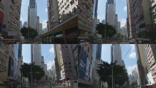 香港城市街道高清在线视频素材下载