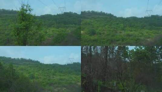 贵州 春天 风景 出行 街道 行进高清在线视频素材下载