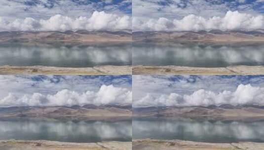 航拍西藏阿里公珠措高清在线视频素材下载