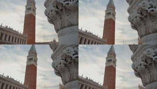 威尼斯，建筑，雕像，教堂高清在线视频素材下载