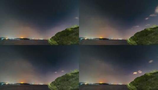 云南大理洱海星空延时摄影高清在线视频素材下载