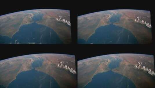 从太空拍摄地球高清在线视频素材下载