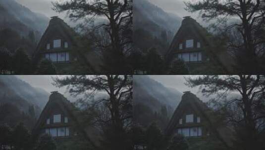 山里僻静的老房子高清在线视频素材下载