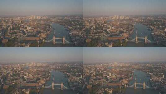 航拍城市全景高清在线视频素材下载