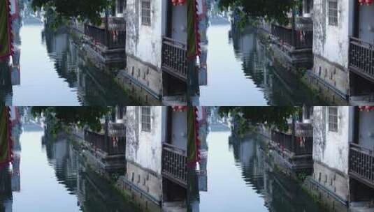 绍兴仓桥直街古街道风景视频高清在线视频素材下载