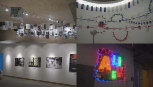 展览 艺术 艺术展 美术 南头古城 艺术展览高清在线视频素材下载