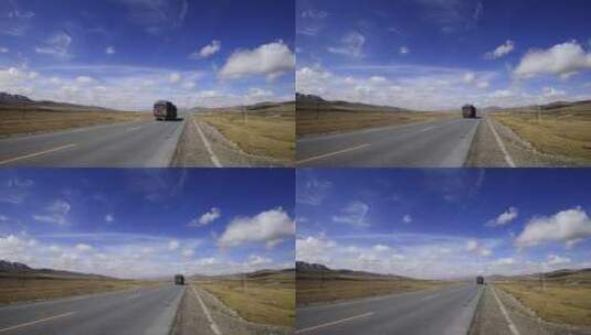 新疆道路交通高清在线视频素材下载