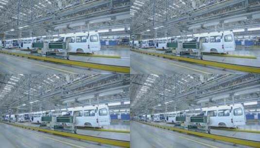 汽车工厂流水线高清在线视频素材下载