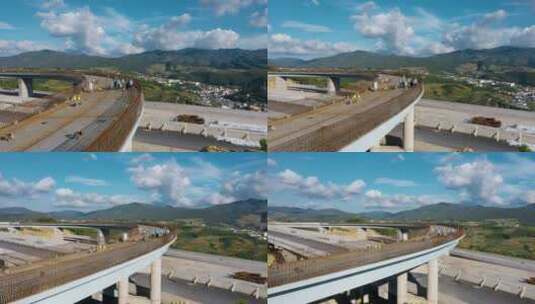 高速公路建设视频地勘测绘队员地质勘探测量高清在线视频素材下载