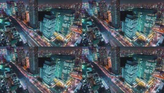 赛博朋克未来科技城市高清在线视频素材下载