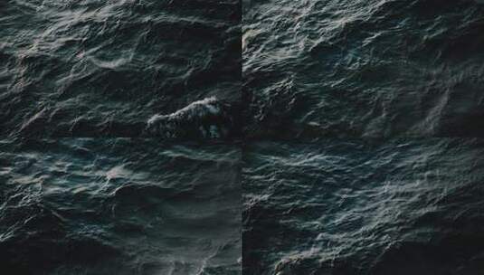 航拍深海海浪高清在线视频素材下载