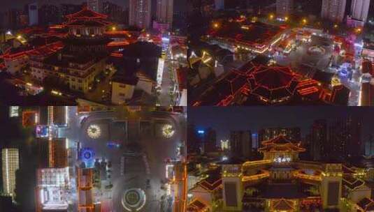 合集_西安大唐西市4K航拍高清在线视频素材下载