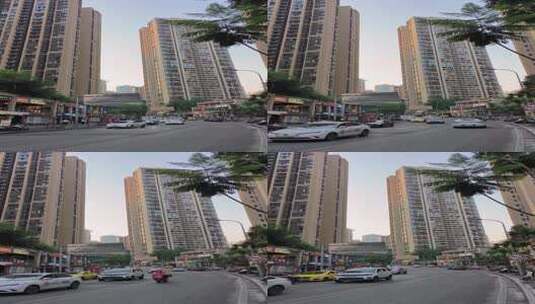 重庆高低落差地形街头街景随拍高清在线视频素材下载