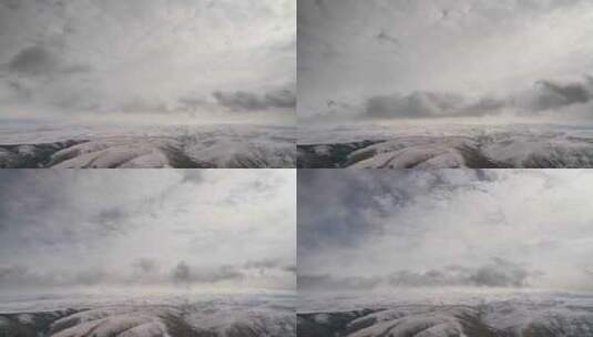 雪山延时 高原雪山雪峰云层延时高清在线视频素材下载