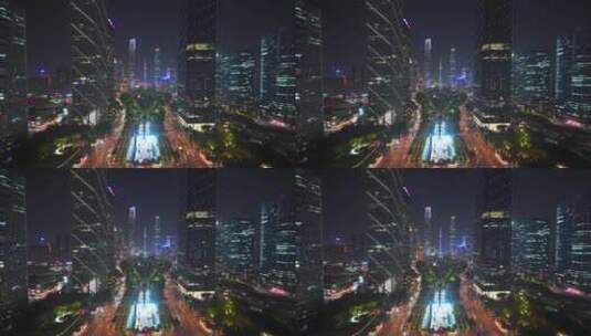 8K实拍广州第十二届国际灯光节高清在线视频素材下载