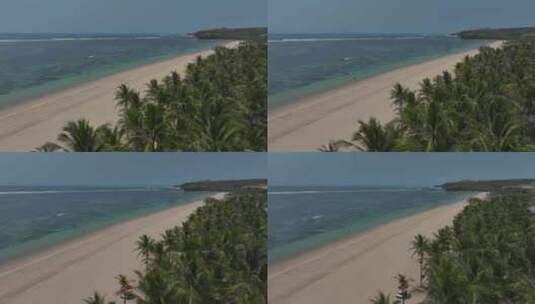 HDR印尼巴厘岛努沙杜瓦海滨度假村风光高清在线视频素材下载