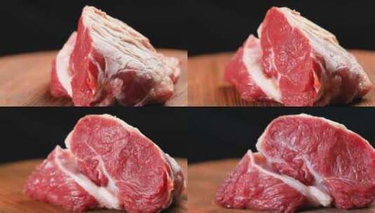 生鲜牛肉新鲜牛腱子展示高清在线视频素材下载