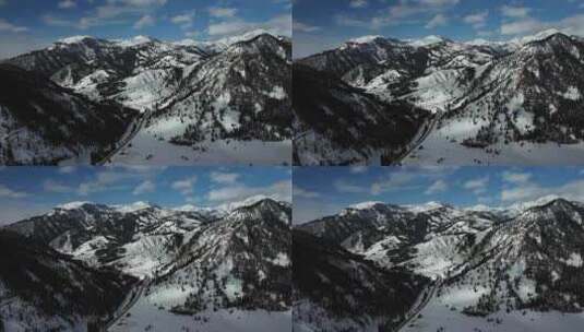 雪山高山山脉高清在线视频素材下载