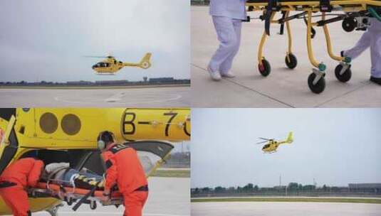 直升机救援高清在线视频素材下载
