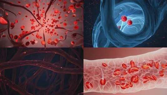 血液血管血流血小板 (6)高清在线视频素材下载