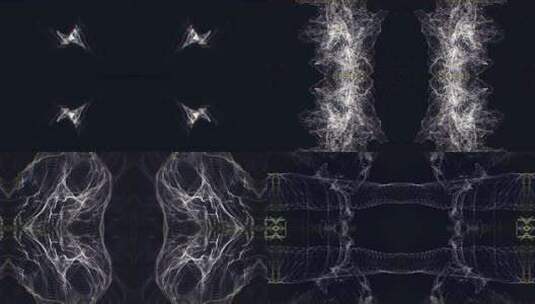 004 4K酷炫唯美粒子网格背景高清在线视频素材下载