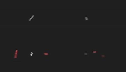 时尚动感文字排版展示快闪视频AE模板高清AE视频素材下载