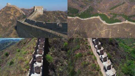 长城旅游古建筑北京高清在线视频素材下载