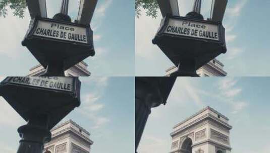 法国巴黎建筑高清在线视频素材下载