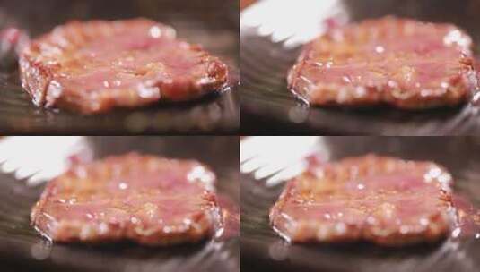 多汁烤肉牛排肉质高清在线视频素材下载