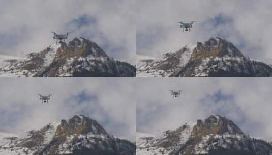 飞机 起飞 降落 机场 无人机 民航 雪山高清在线视频素材下载