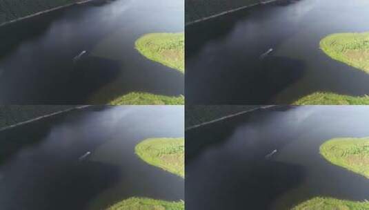 大江大河上游航拍高清在线视频素材下载