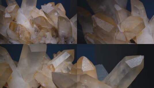 【镜头合集】矿石珠宝摆件水晶石高清在线视频素材下载