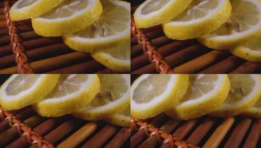 维生素柠檬片高清在线视频素材下载
