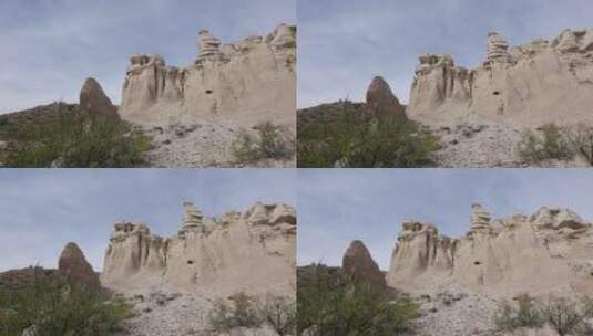 德克萨斯洲的沙漠岩石高清在线视频素材下载