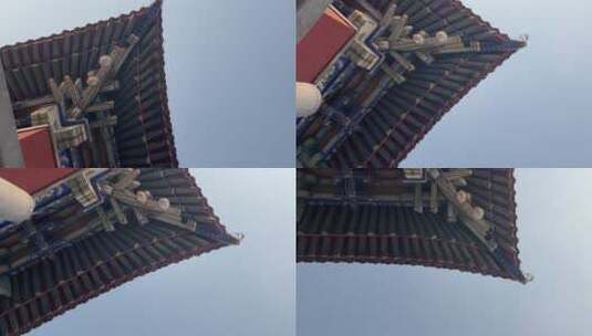 中国风古楼建筑高清在线视频素材下载