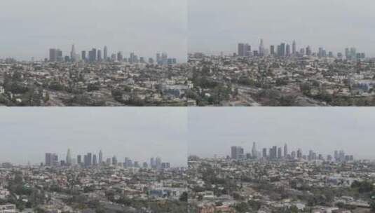 洛杉矶航拍街景高清在线视频素材下载