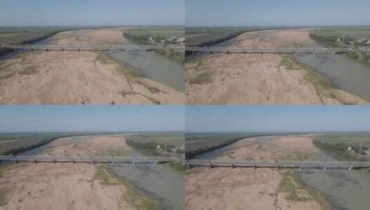 干旱季节的桥高清在线视频素材下载