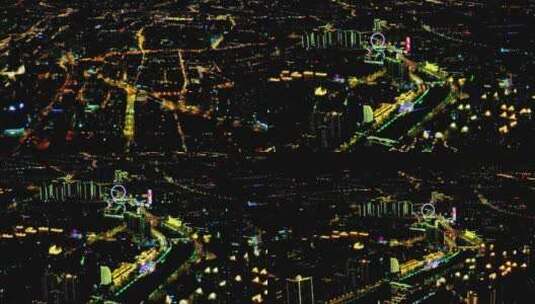 城市夜景夜经济都市夜生活高清在线视频素材下载