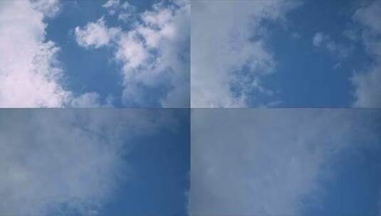 天空蓝天白云延时高清在线视频素材下载