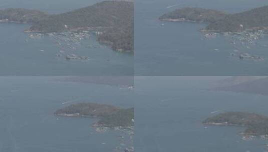 香港西贡区咸田湾航拍高清在线视频素材下载