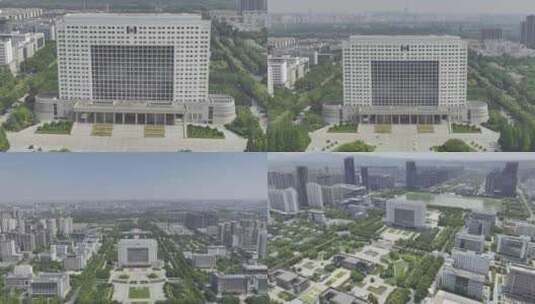 洛阳市政府大楼高清在线视频素材下载