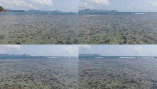 航拍海边风光高清在线视频素材下载