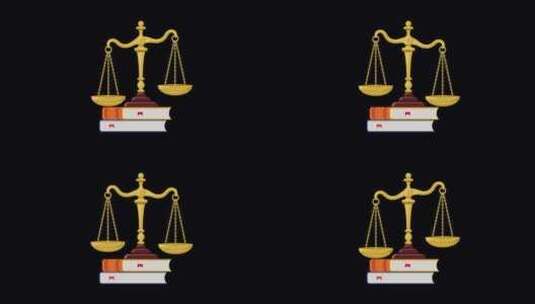 法律正义概念动画V4 Alpha Cha高清在线视频素材下载