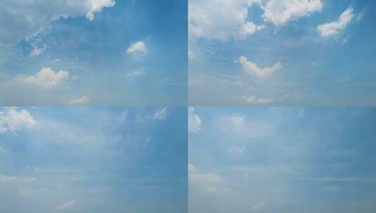 蓝天白云天空延时摄影高清在线视频素材下载