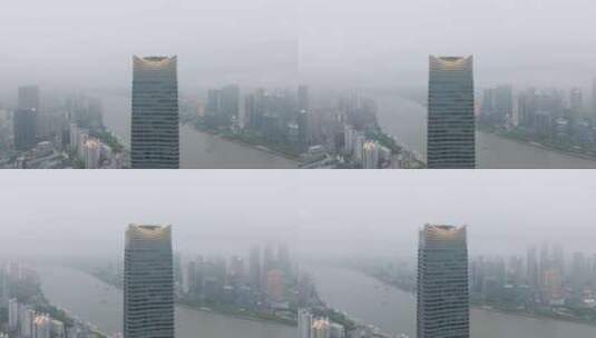航拍上海北外滩 城市风光高清在线视频素材下载