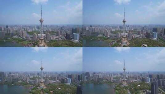 中国湖南省株洲神农城风光高清在线视频素材下载